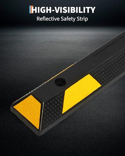 72" Heavy Duty Rubber Parking Curb