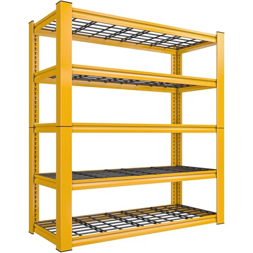 Garage Shelving 3200LBS Load Heavy Duty Storage Shelves for Basement