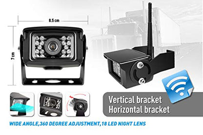 Wireless Backup Camera System Kit for Rv