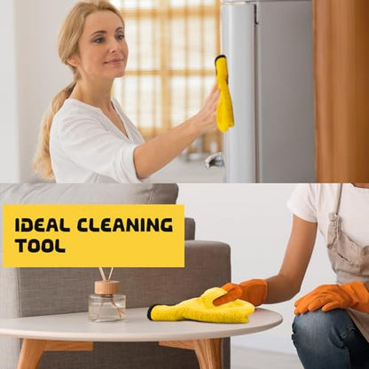 60 Pcs Yellow Microfiber Towels (60 Count)
