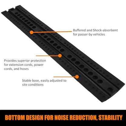 6 Ft Rubber Speed Bump (2 Count)