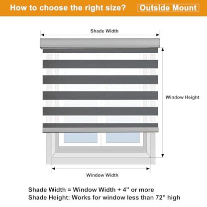 Cordless Zebra Blinds for Windows Free (28.02 Sq Ft)