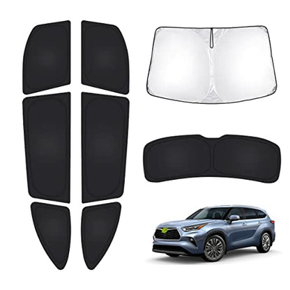 Windshield Sun Shade for Toyota Highlander 2020 (8 Count)
