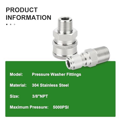 6PCS 304 Stainless Steel 3 (6 Count)