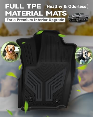 2 Piece Front Premium Color TPE Floor Mats