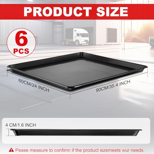 6Pcs Extra Large Car Oil Drip Pan