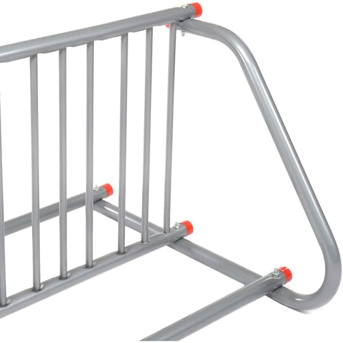 59-3/4"L Grid Bike Rack, Double Sided, 10-Bike Capacity