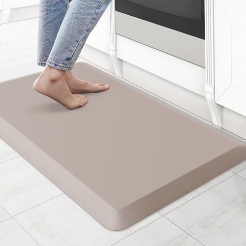 Kitchen Mat Cushioned Anti Fatigue Kitchen Rug 0.8inch Waterproof Non Slip Kitchen Rugs and Mats Standing Desk Mat Comfort Floor Mats for Kitchen Sink Office