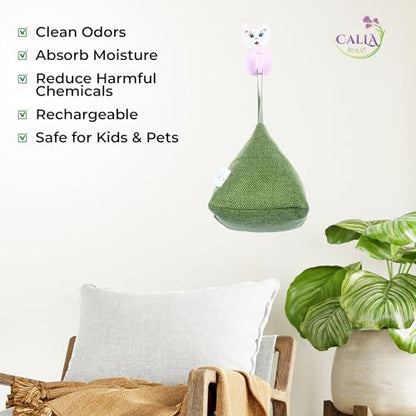4 Pack Bamboo Charcoal Air Purifier Bags 200 Grams Each (28.2 Ounce)