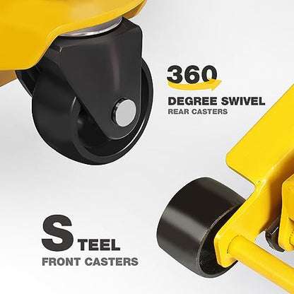 3.5 Ton Low Profile Floor Jack Quickly Lift Hydraulic Car Jack with Dual Pumps