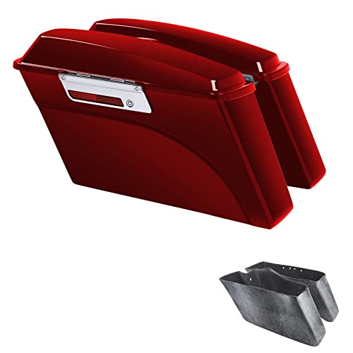 Motorcycle Saddlebags Hard Saddle Bags For Harley Touring 1993 (2 Count)