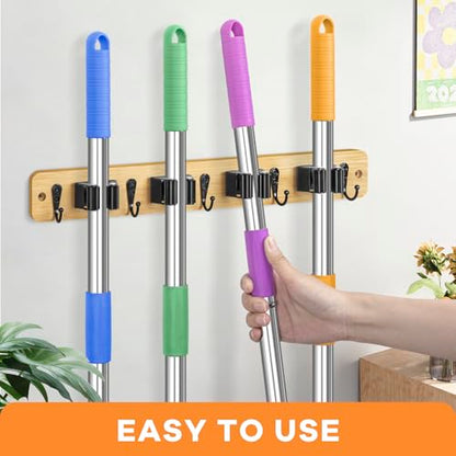 Broom Holder Wall Mount