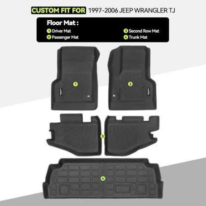 All Weather TPE Floor Mat Set for 1997