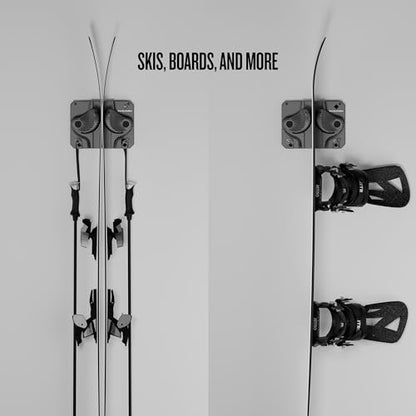 Ultimate Wall Storage Rack for Skis and Snowboards