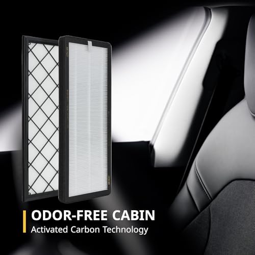 Tesla Model Y Front Trunk HEPA Carbon Air Filters Kit (4 Count)