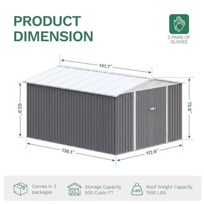 10x12 FT Outdoor Storage Shed
