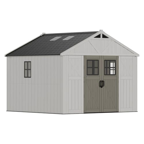 10x10 FT Resin Storage Shed with Floor