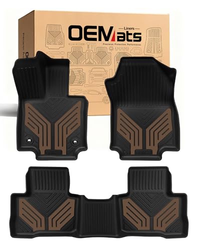 Premium Color TPE Floor Mats Custom Fit for Honda CR