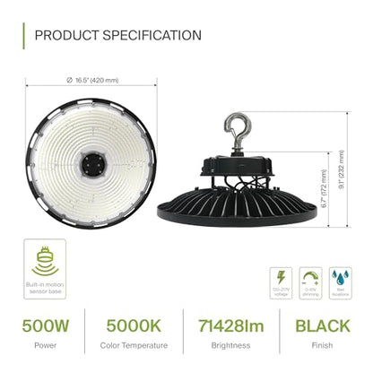 500W LED High Bay UFO Lighting