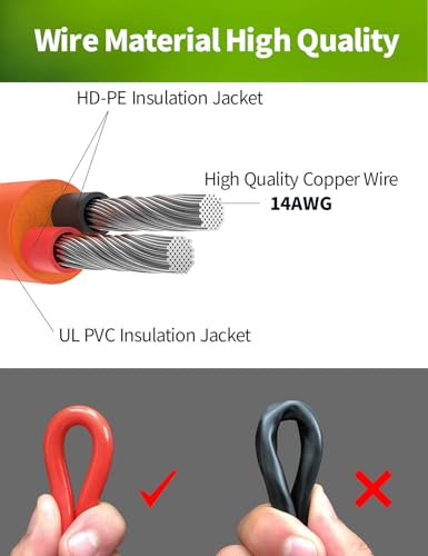 12V Car Battery Charger Cable