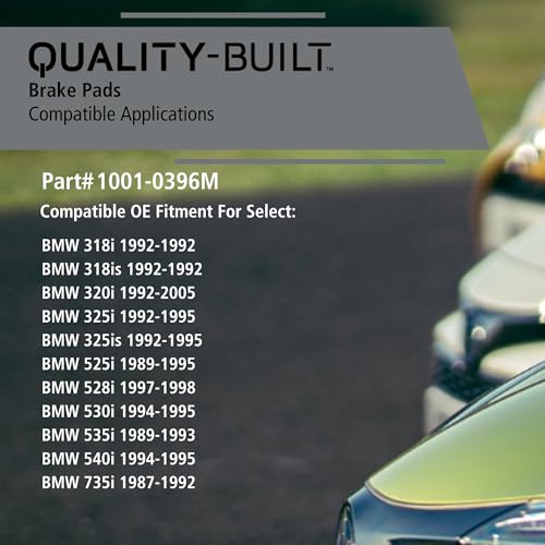Rear Semi Metallic Brake Pads