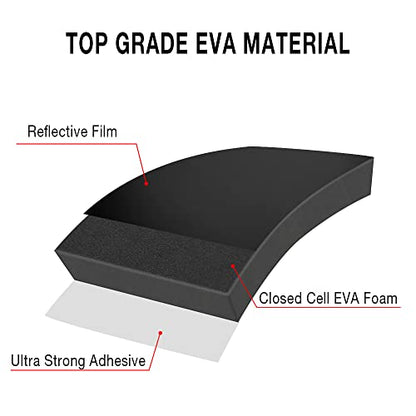 Garage Wall Protector Foam Corner Guard for Parking Lot 2Pk Car Door Bumper (2 Count)