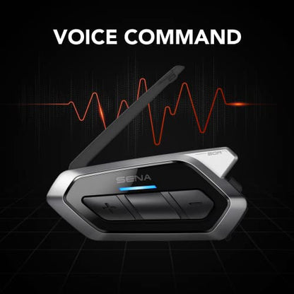 50R 3 Button Motorcycle Bluetooth Headset w