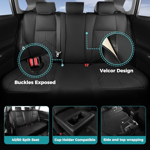 for Toyota RAV4 Seat Covers 2019 2020 2021 2022 2023 2024 2025 RAV 4 Prime & Hybrid XLE LE Limited XLE Premium