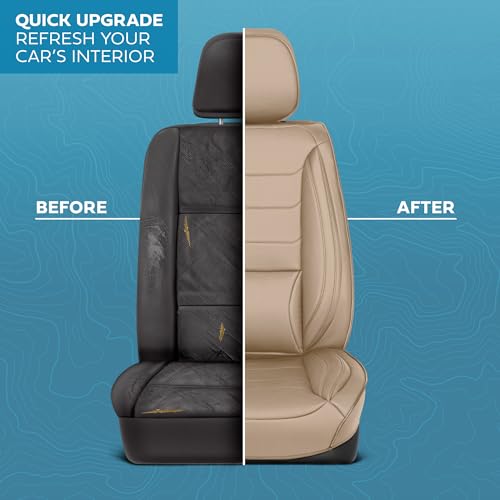 Curated Elite Leather Seat Covers for Cars & SUVs (2 Count)