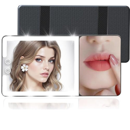 Car Sun Visor Vanity Mirror with Lights