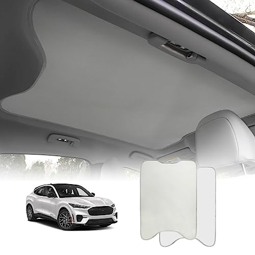 Foldable Roof Sunshade Compatible with Mustang Mach