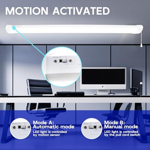 Pir Sensor 4FT 120W LED Shop Light