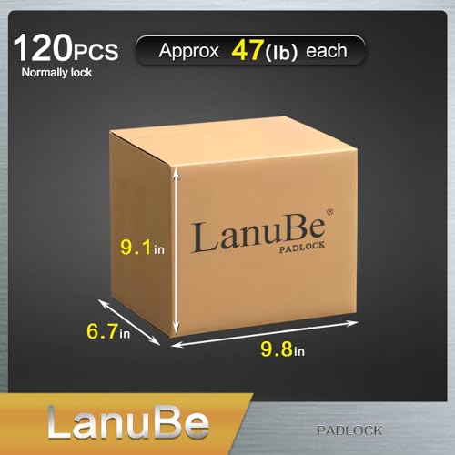 Laminated Keyed Alike Padlock 120 Pack 1.6 (120 Count)