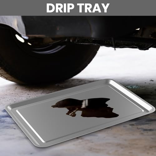 2 Pcs Under Car Oil Pans for Changing Oil