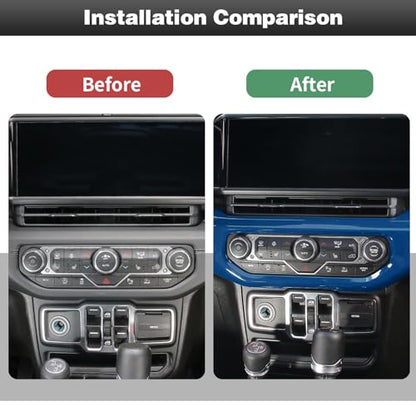 for JL Center Console Headlight Air Conditioning Control Panel & Co