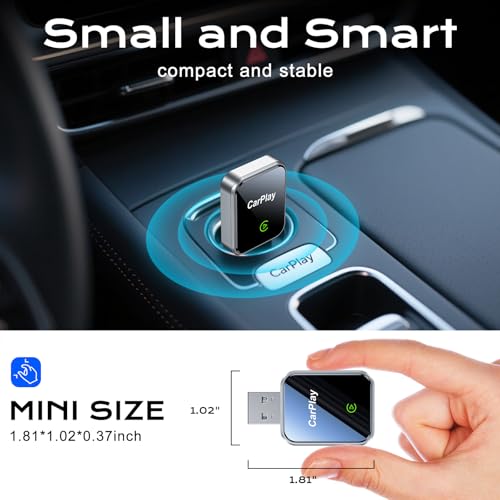 CarPlay Wireless Adapter for iPhone & Android Auto