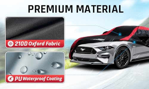 Car Cover Waterproof Custom Fit for Ford Mustang 1994