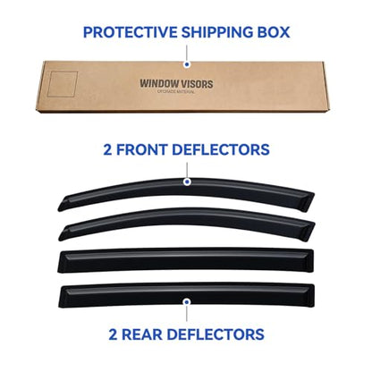 Window Visors Rain Guards for 2011