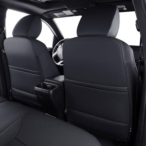 Tacoma Custom Fit Seat Covers for 2024 2025 Tacoma Crew Cab with Faux Leather