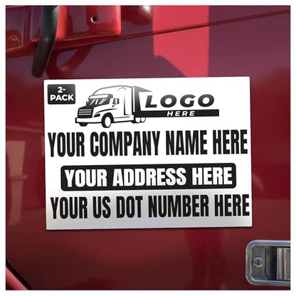 Custom Car Magnet 16x22 Inch 2 Pack