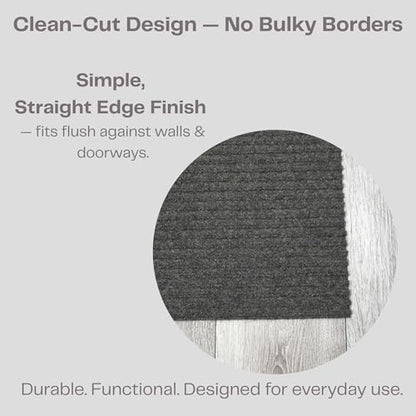 Ribbed Hallway Runner Rug
