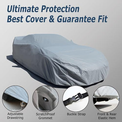 All Weather Waterproof car Cover Good for rain Snow uv Protection dust Small Coupe TT Z3 del Sol S2000 MX
