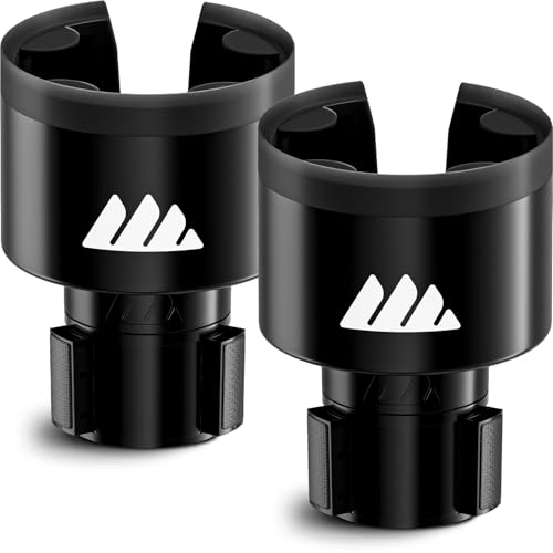 Ultimate Car Cup Holder Expander with Adjustable Base