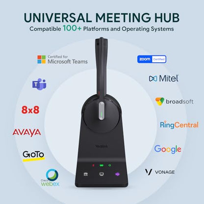 WH64 Mono DECT & Bluetooth Wireless Headset for Phone PC Mobile