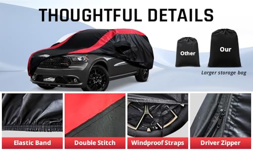 Car Cover Waterproof Custom Fit for Dodge Durango 2004