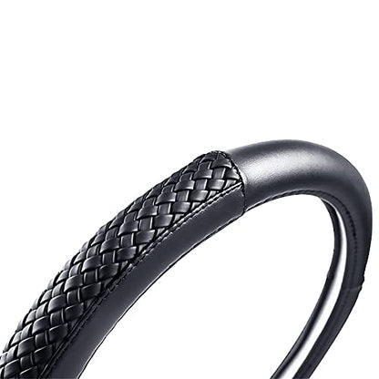 car Steering Wheel Cover Faux Leather Massage Universal fit 3D Honeycomb Hole Anti