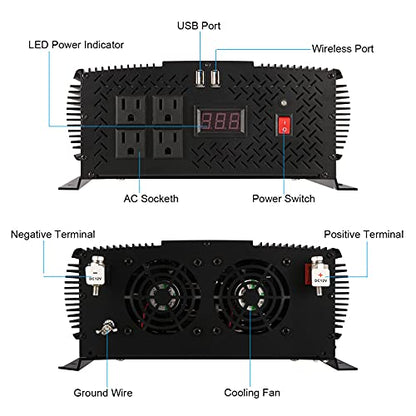 5500W Inverter 12V to 110V