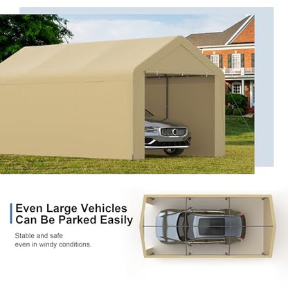 Carport 10‘ x 20’ Garage Car Canopy w