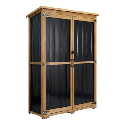 Outdoor Storage Cabinet Waterproof with Shelves