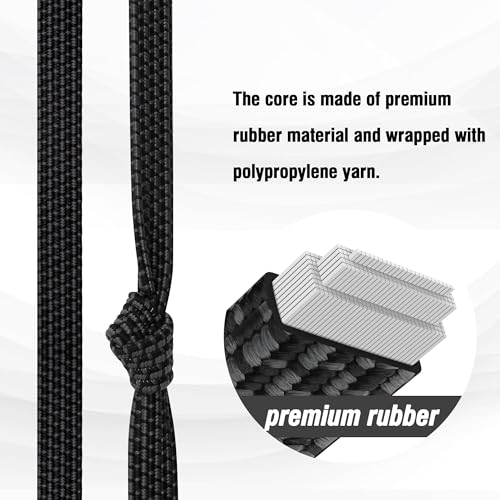 Bungee Cords with Hooks Heavy Duty (4 Count)